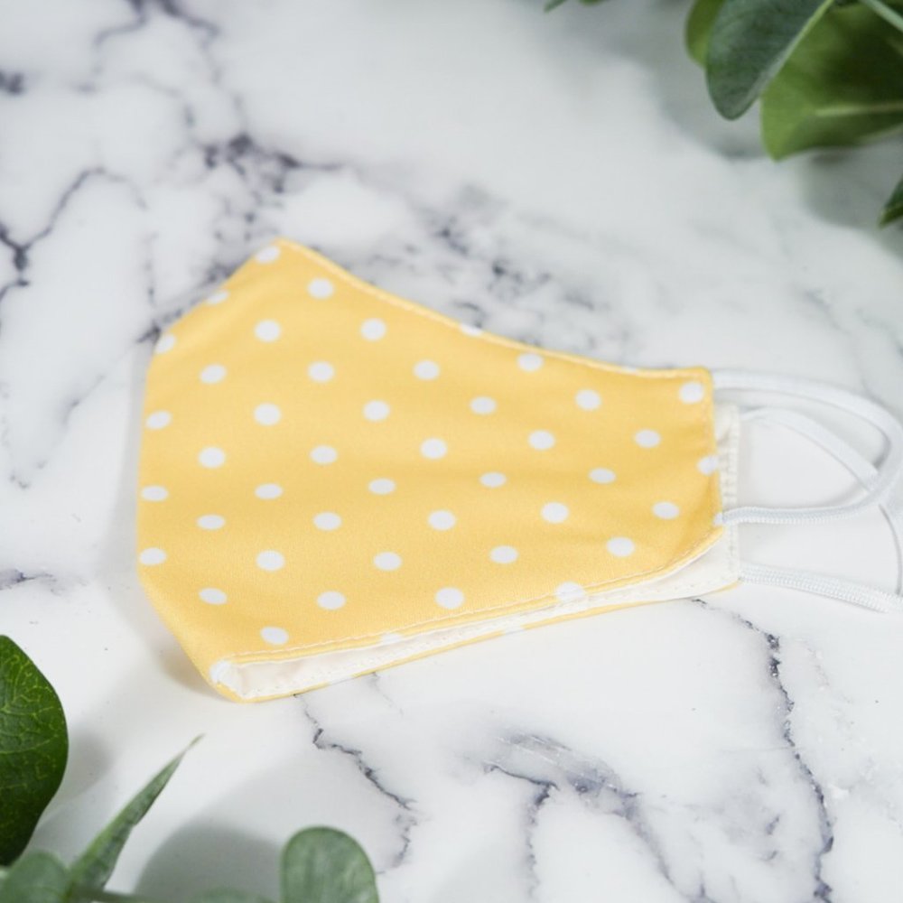 3 polkadots. 3 layers, WATER REPELLENT face mask - Picture 8 of 9